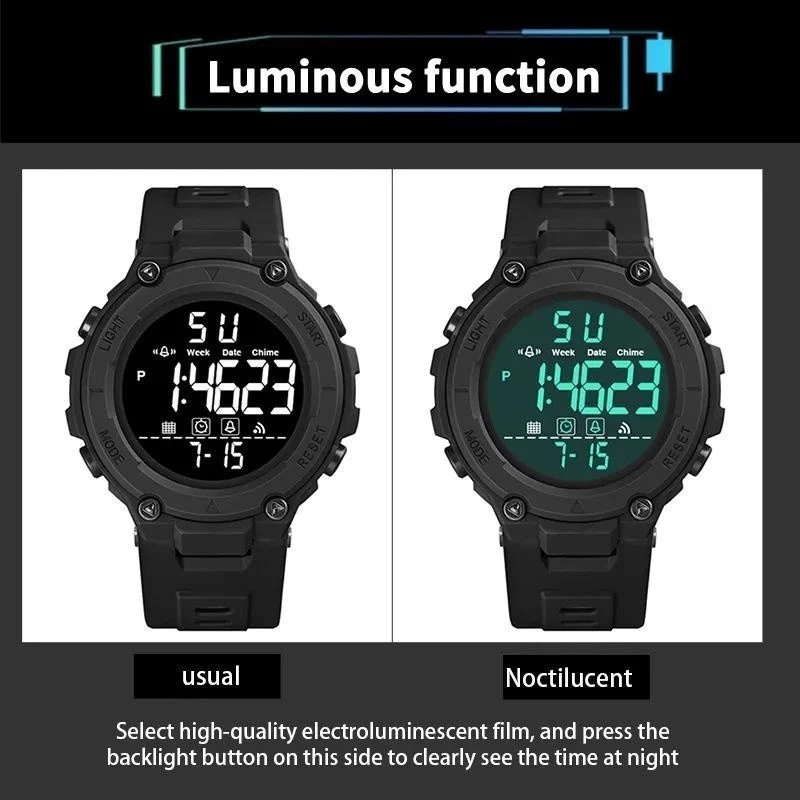 Men Digital Sport Watch