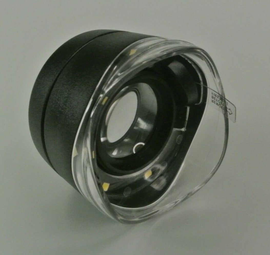 Carson VersaLoupe LH-50 LED lighted 10X Focusing Loupe Magnifier Microscope LH50