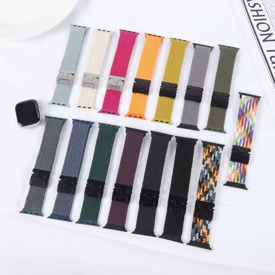 Nylon Band For Apple Watch iWatch Strap Series 10 9 8 7 6 SE 5 Ultra 2 38mm-49mm