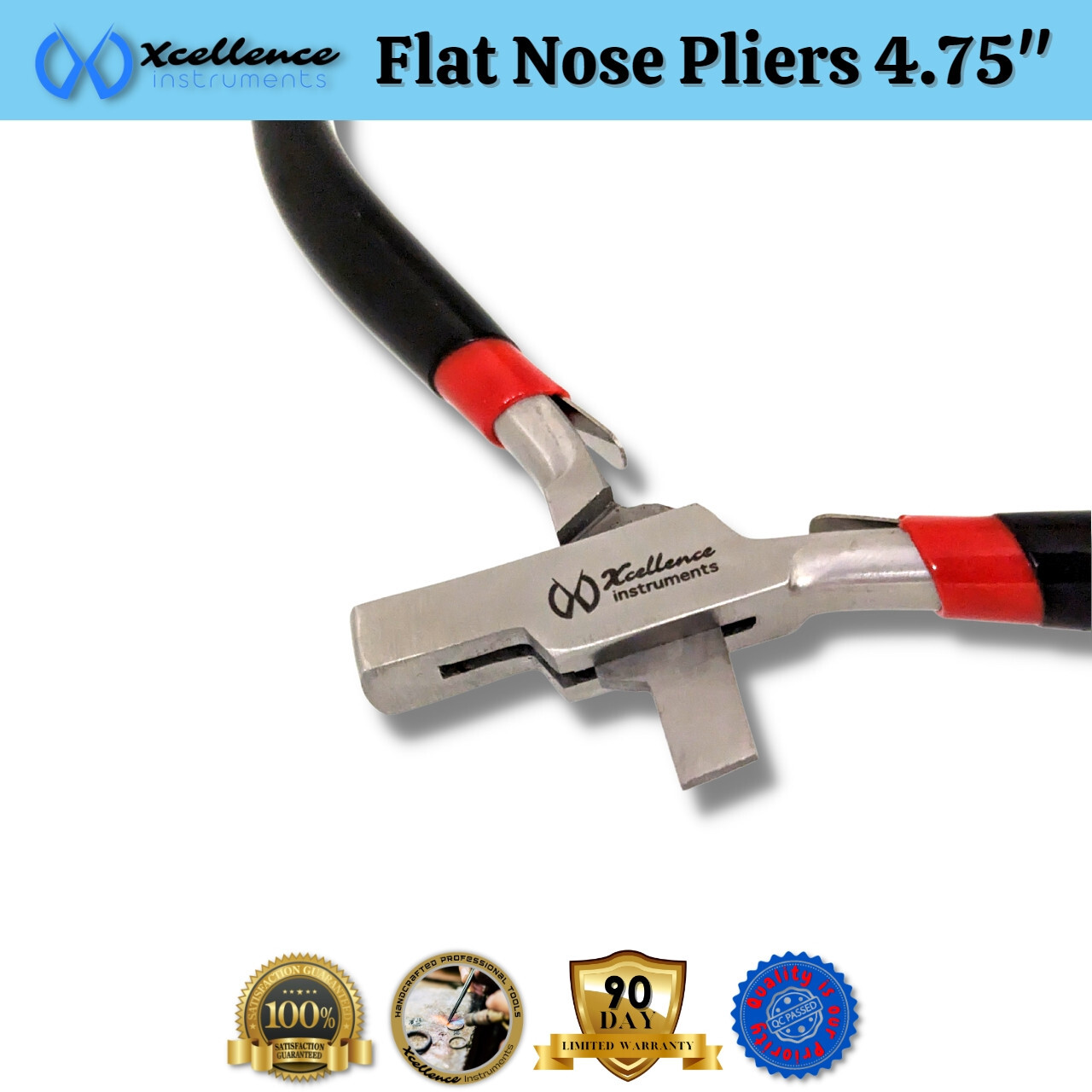 Xcellence Leather & Rubber Watch Strap Notching Pliers Repair Tools 5.25″ Black