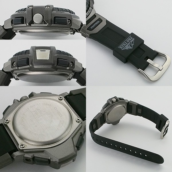CASIO Pro Trek PRT 700 Twin Sensor Rubber Quartz Men’s FJ