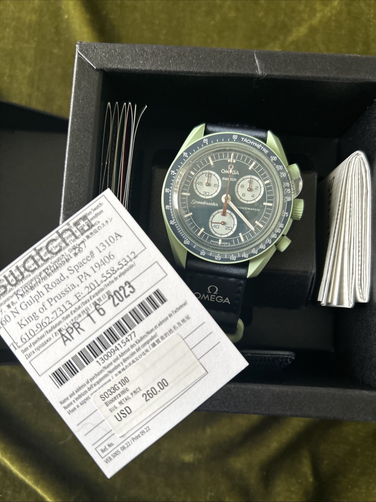 Omega X Swatch Bioceramic Moonswatch Full Collection (11 Watches) 100% Authentic