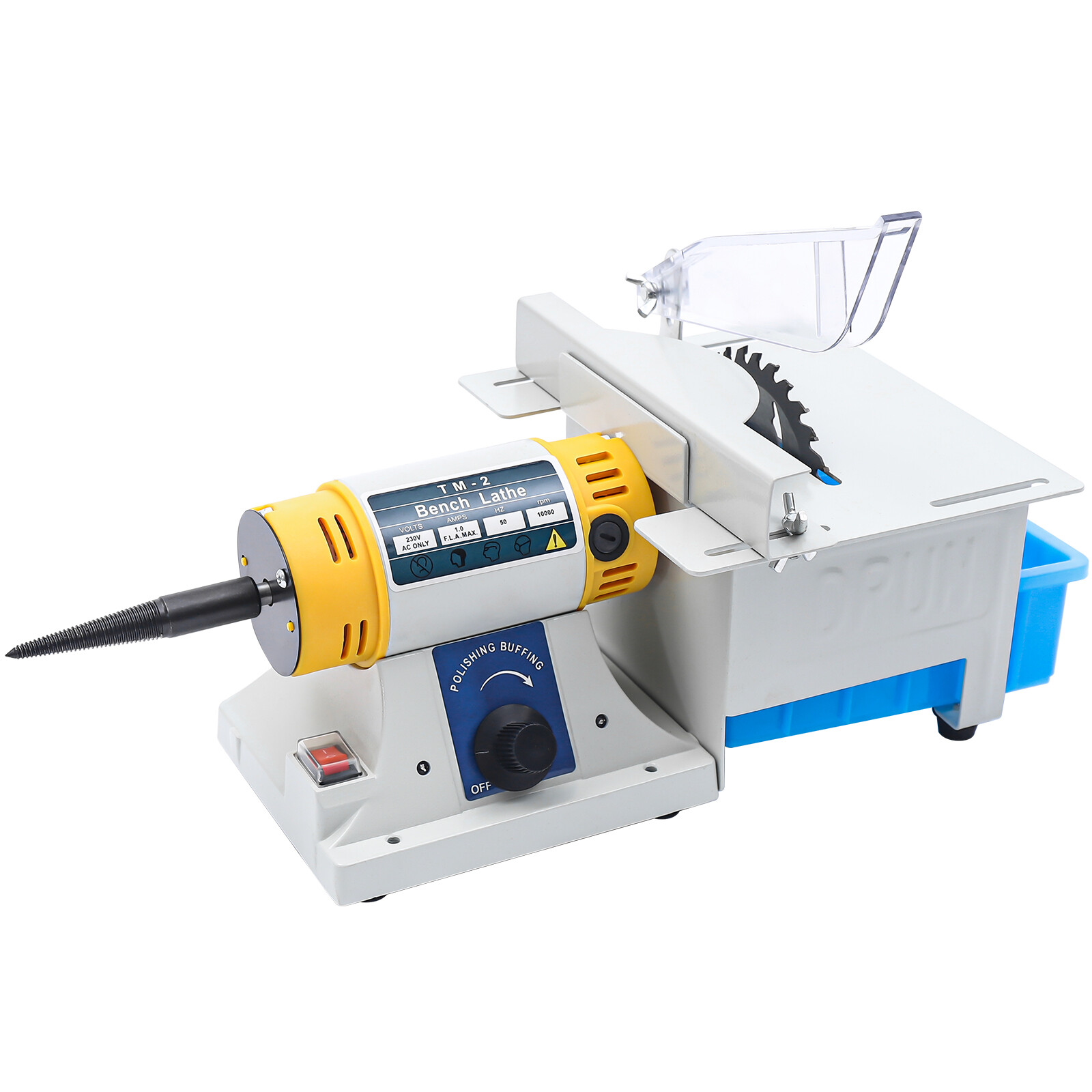Gem Jewelry Rock Polishing Buffer Bench Lathe Table Saw Cutting Machine Polisher