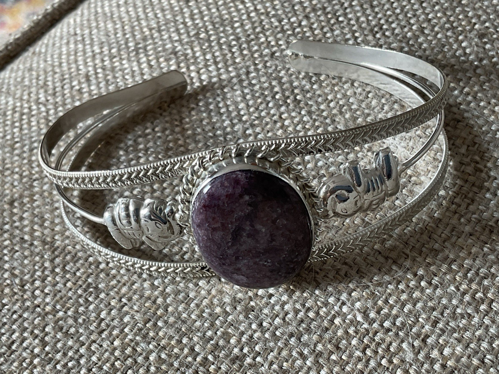 Charoite Cuff Bracelet