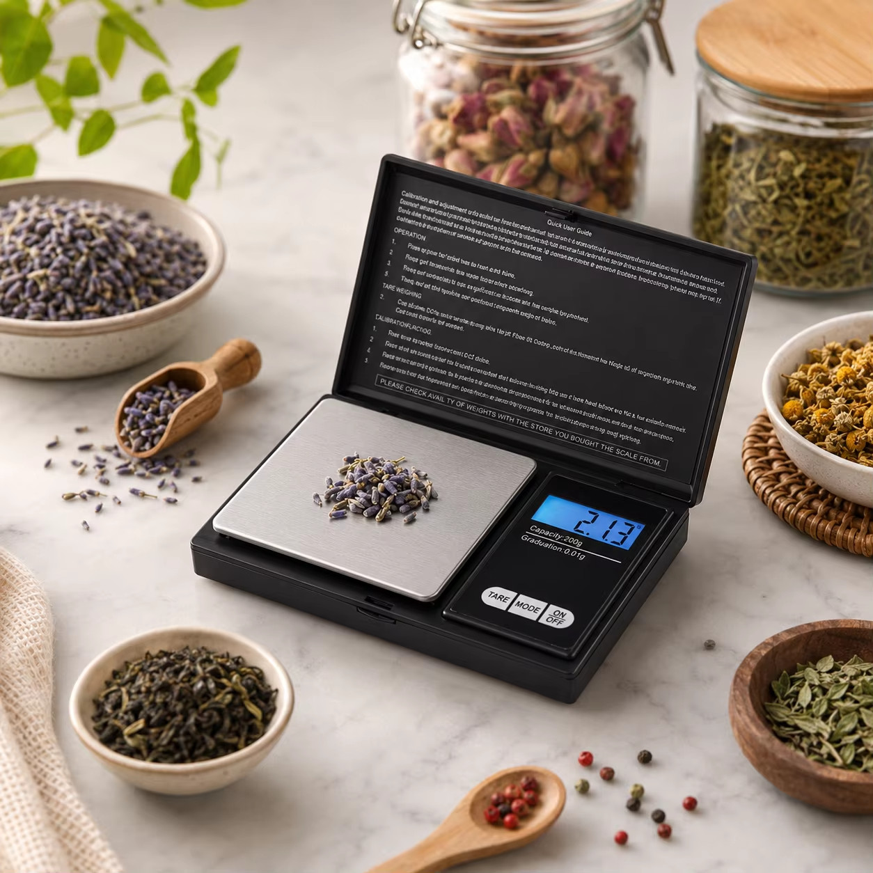 200g x 0.01g Mini Digital Pocket Scale for Gold Jewelry Precision