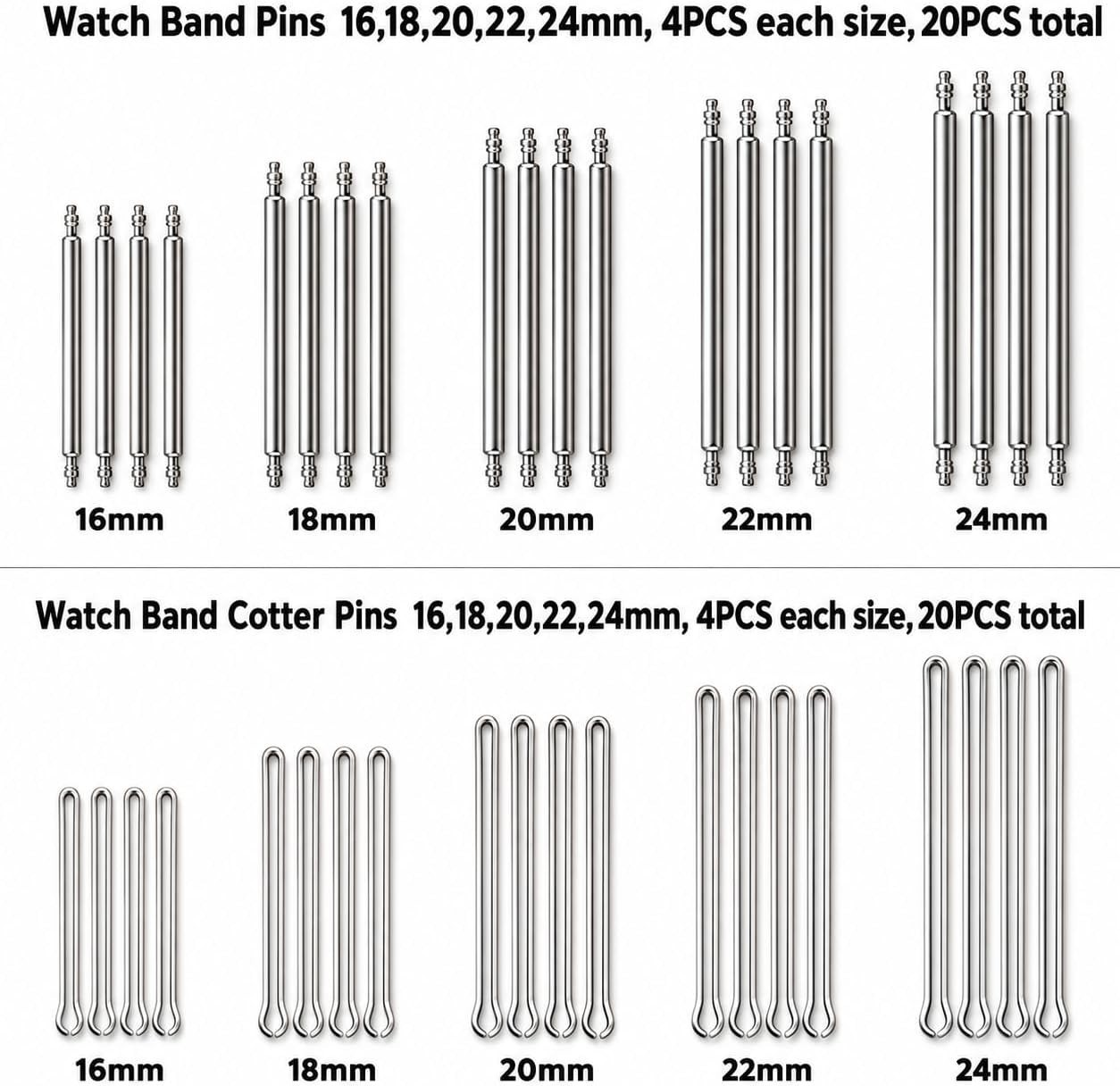 Comprehensive Watch Band Tool Kit: Resize & Repair with User Manual Included