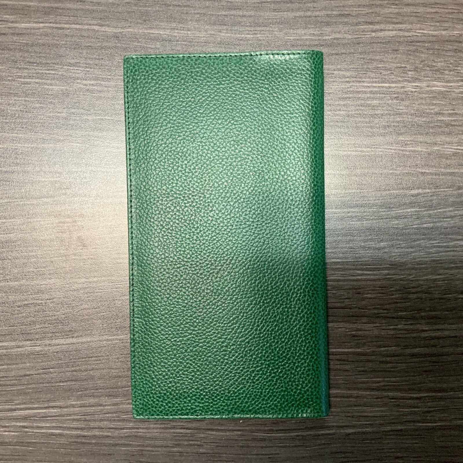 ROLEX GREEN CHECKBOOK WALLET WITH NOTEPAD INSERT -ONE PIECE FOR THE PRICE-