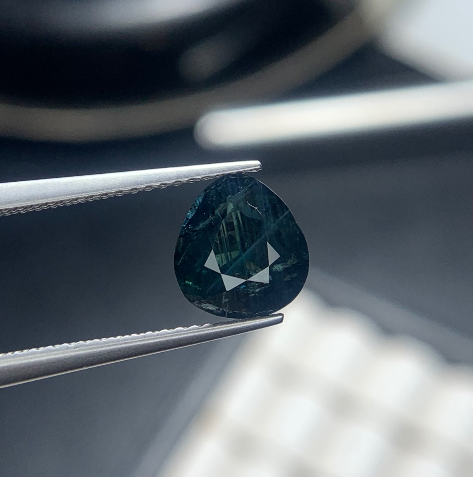 Natural Teal Sapphire Gemstone, 2.43 Crt From Madagascar