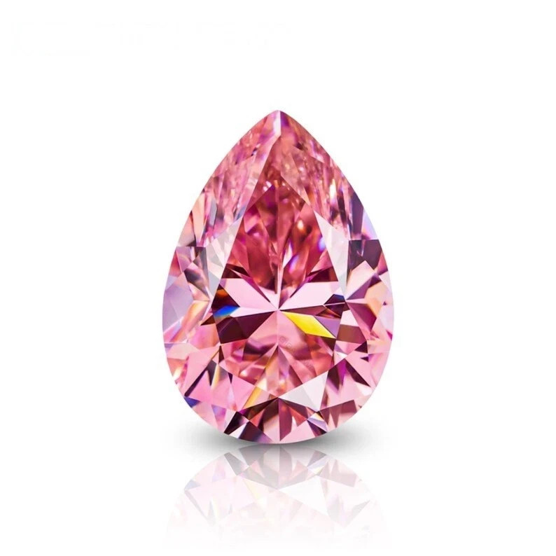 2.50 CT Natural Pink Diamond Pear Cut 8×10 mm VVS1 D Grade IDGL Certified