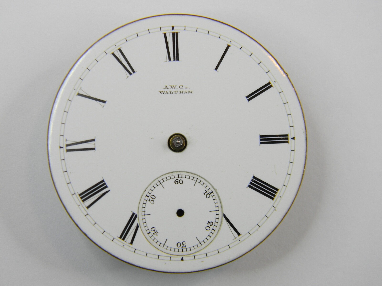 1885 WALTHAM PS BARTLETT #1877 18S 15J POCKET WATCH MOVEMENT – FINE DIAL -REPAIR
