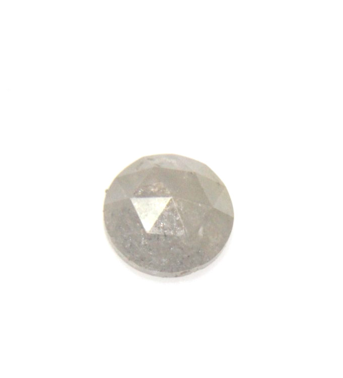 0.66Cts Rose Cut Diamond Natural Real Gray Color 5.30-5.36×2.51 MM