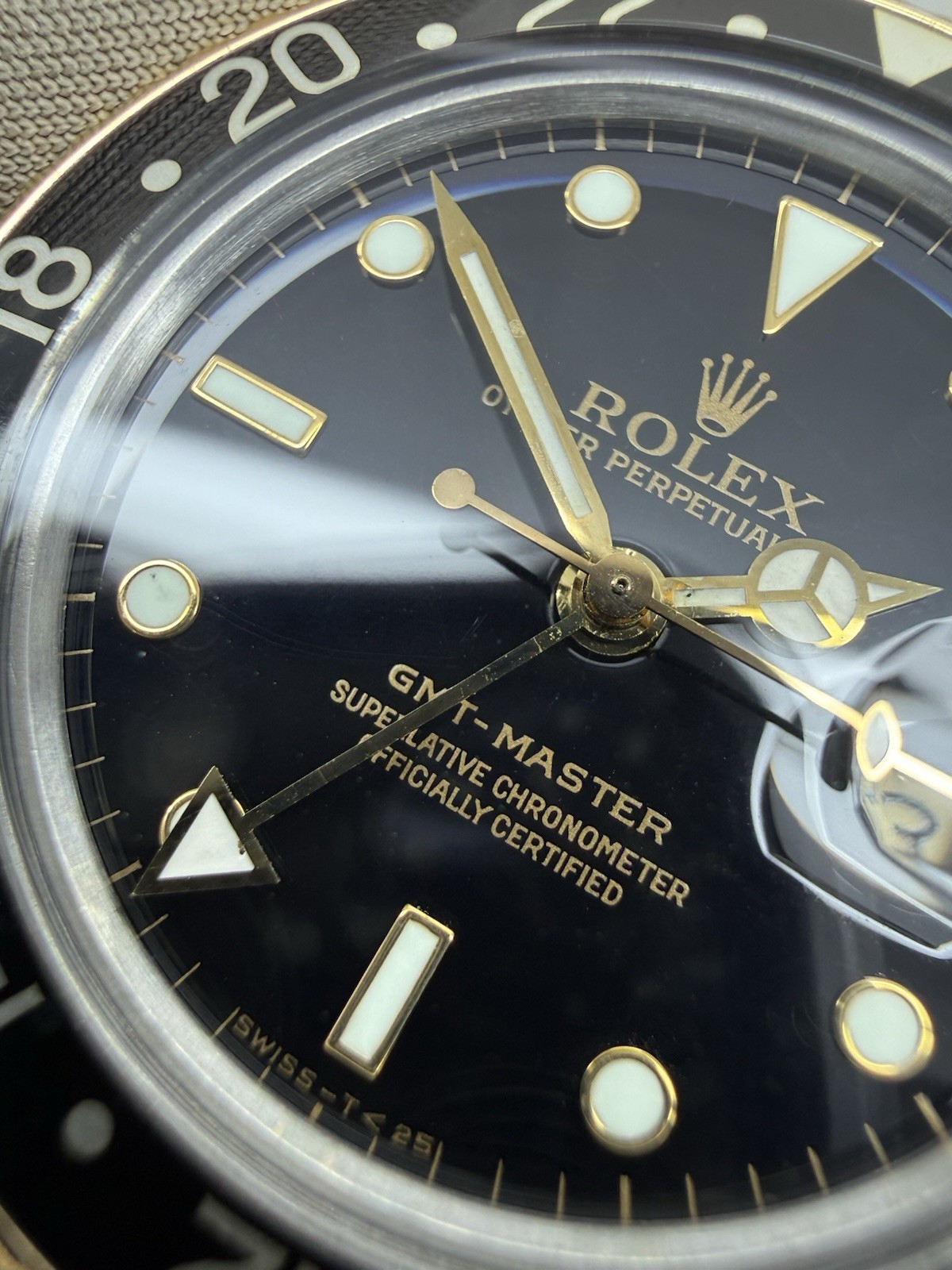 1986 Rolex GMT Master Steel Gold Oyster Black Dial Auto 40mm 16753 *2026 RSC*