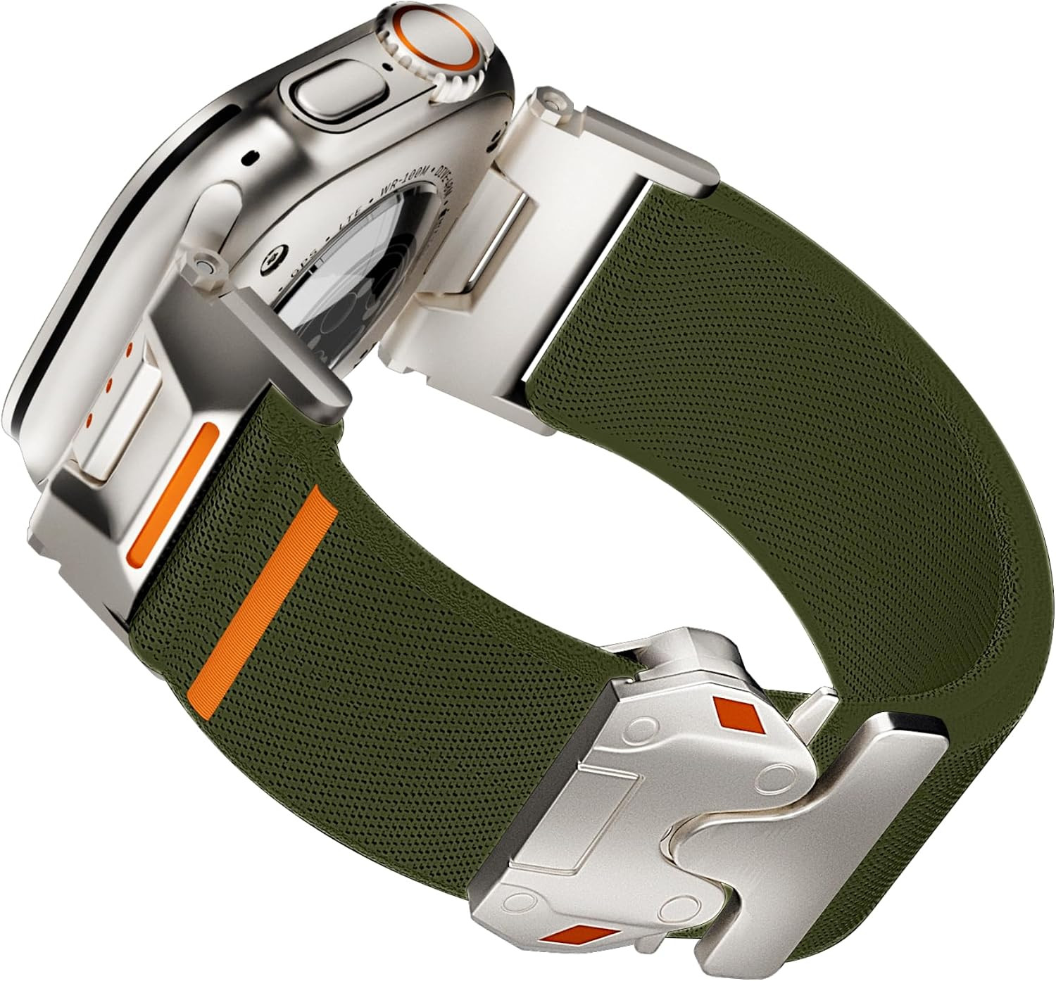 Stretchy Magnetic Watch Band For Apple Watch Bands Women Men Soft Nylon Strap