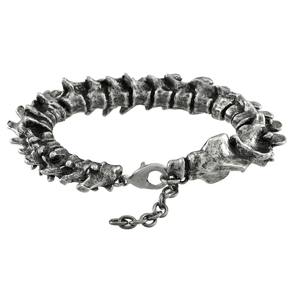 Vertebrae Style Bracelet – Alchemy Gothic Pewter Bone Jewelry