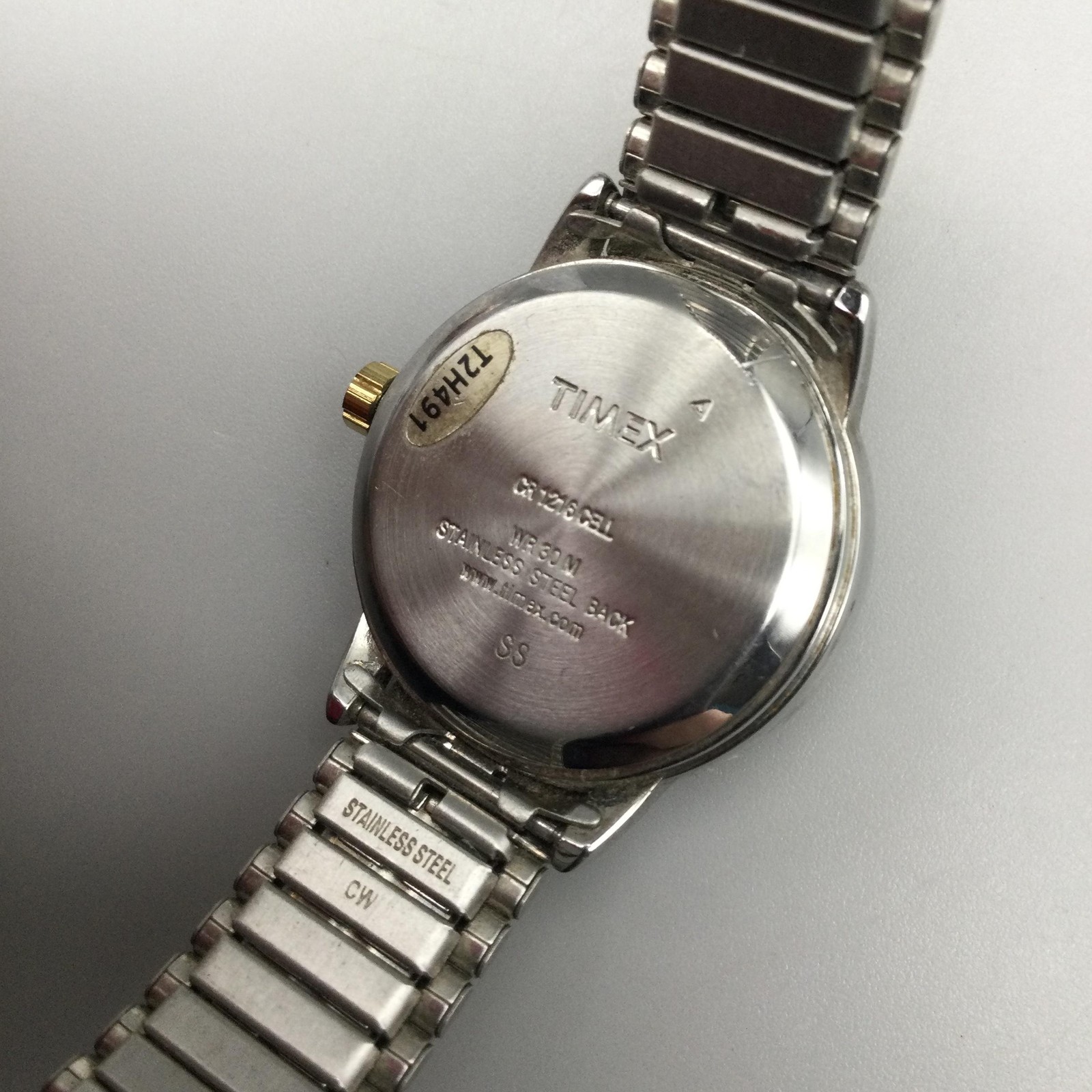 Timex Easy Reader Watch Women Indiglo 25mm Gold Tone Date Stretch New Battery