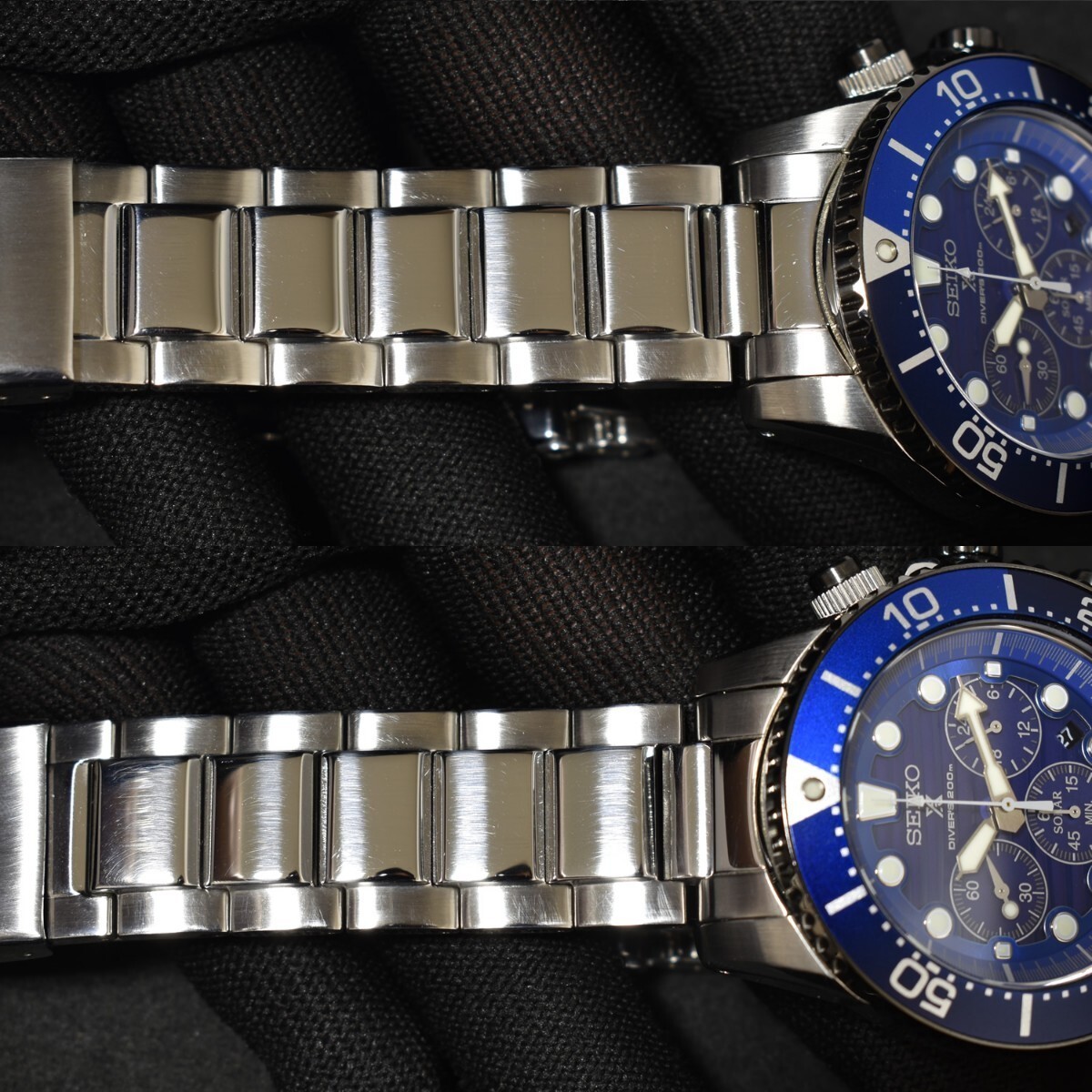 SEIKO Prospex Men’s Solar Chronograph Diver SSC675 Working