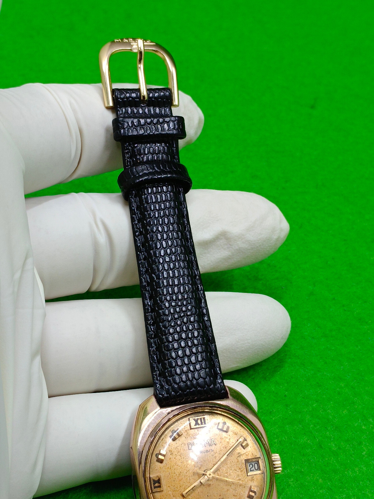 DOGMA watch INCABLOC 17 Jewels Mechanical Manual Date Indicator