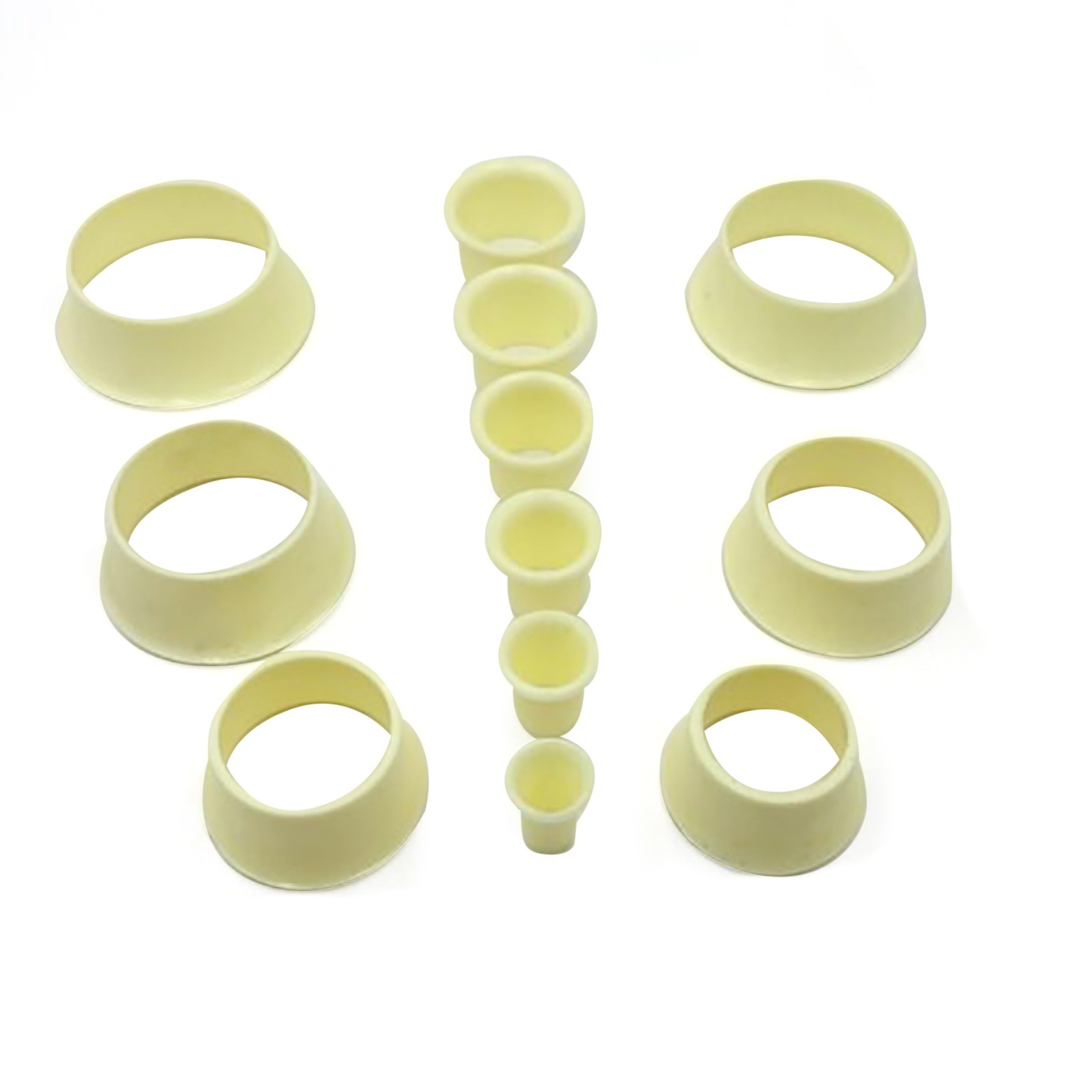 12x Wristwatch Repair Adjust Tool Plastic Stackable Cup Watch Movement Holder