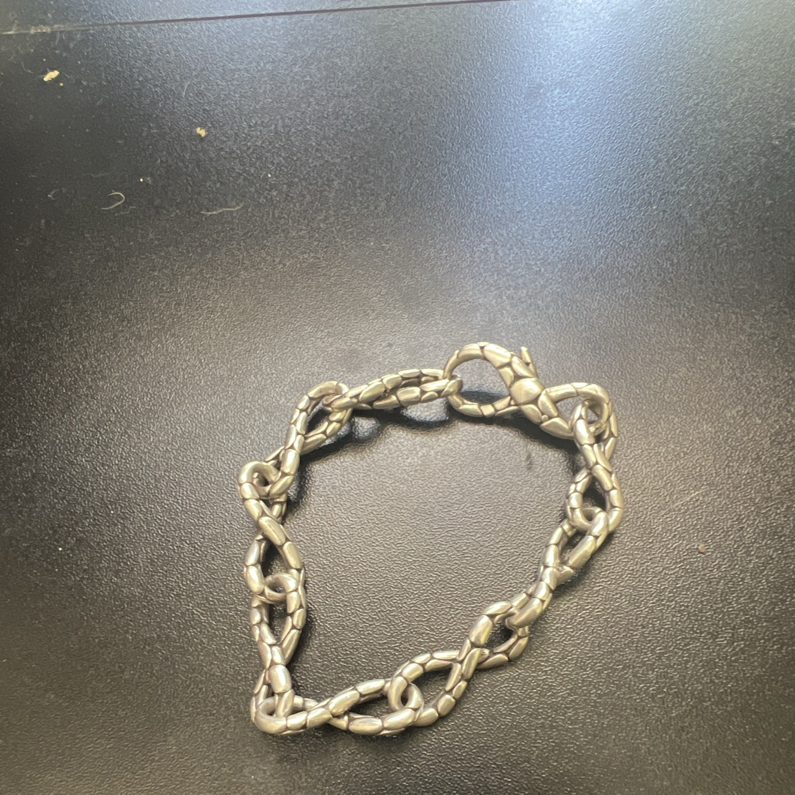 John Hardy Silver Bar Link Chain Bracelet, Chain Style, Metal, No Stone