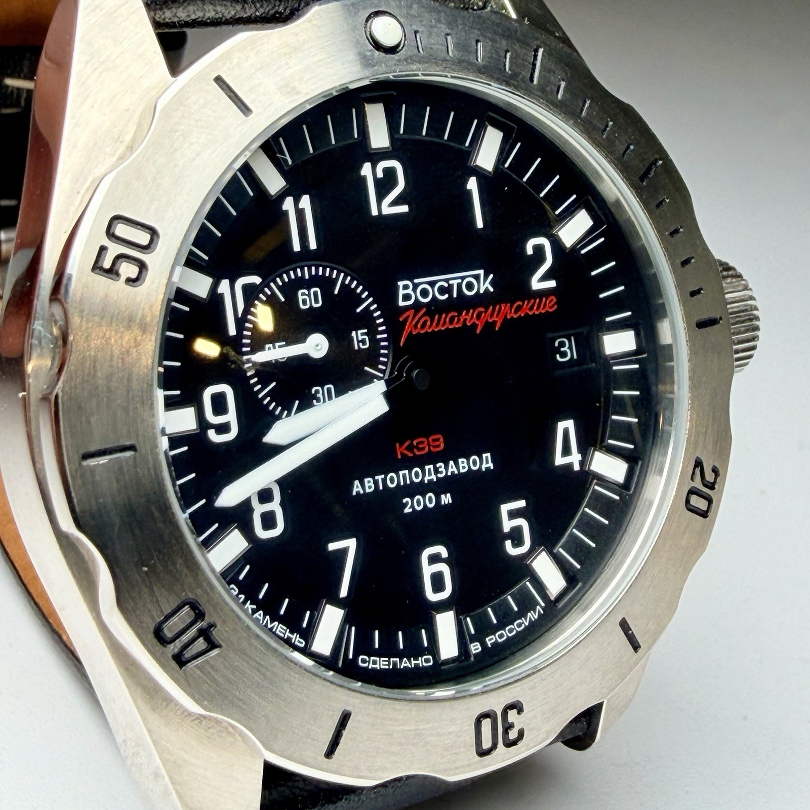 Vostok Komandirskie K39 Automatic Men’s 45mm Watch 2416.02/390774