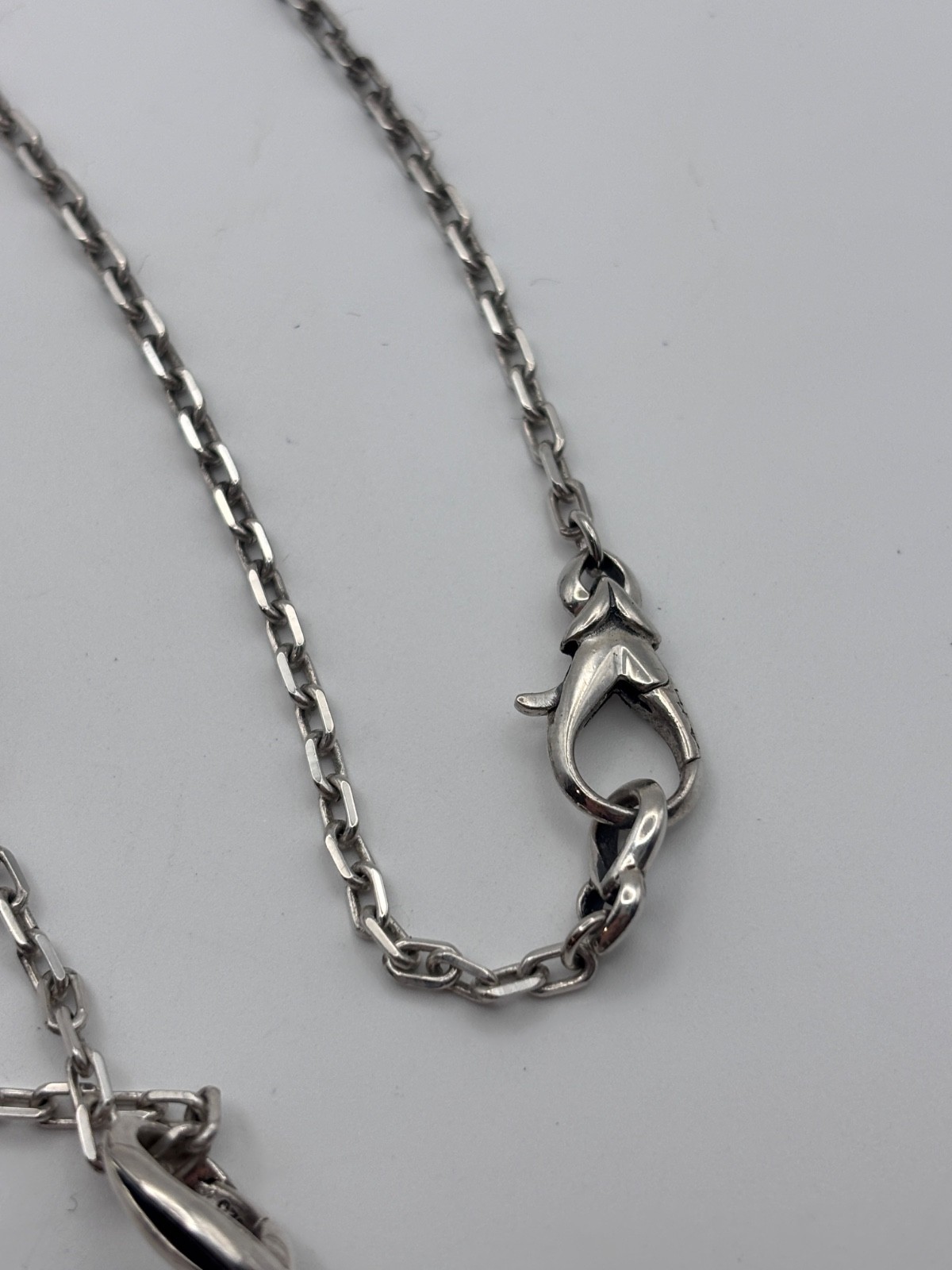 Ann King Pendant Necklace Sterling Silver Smoky Quartz Floral Faceted Enhancer