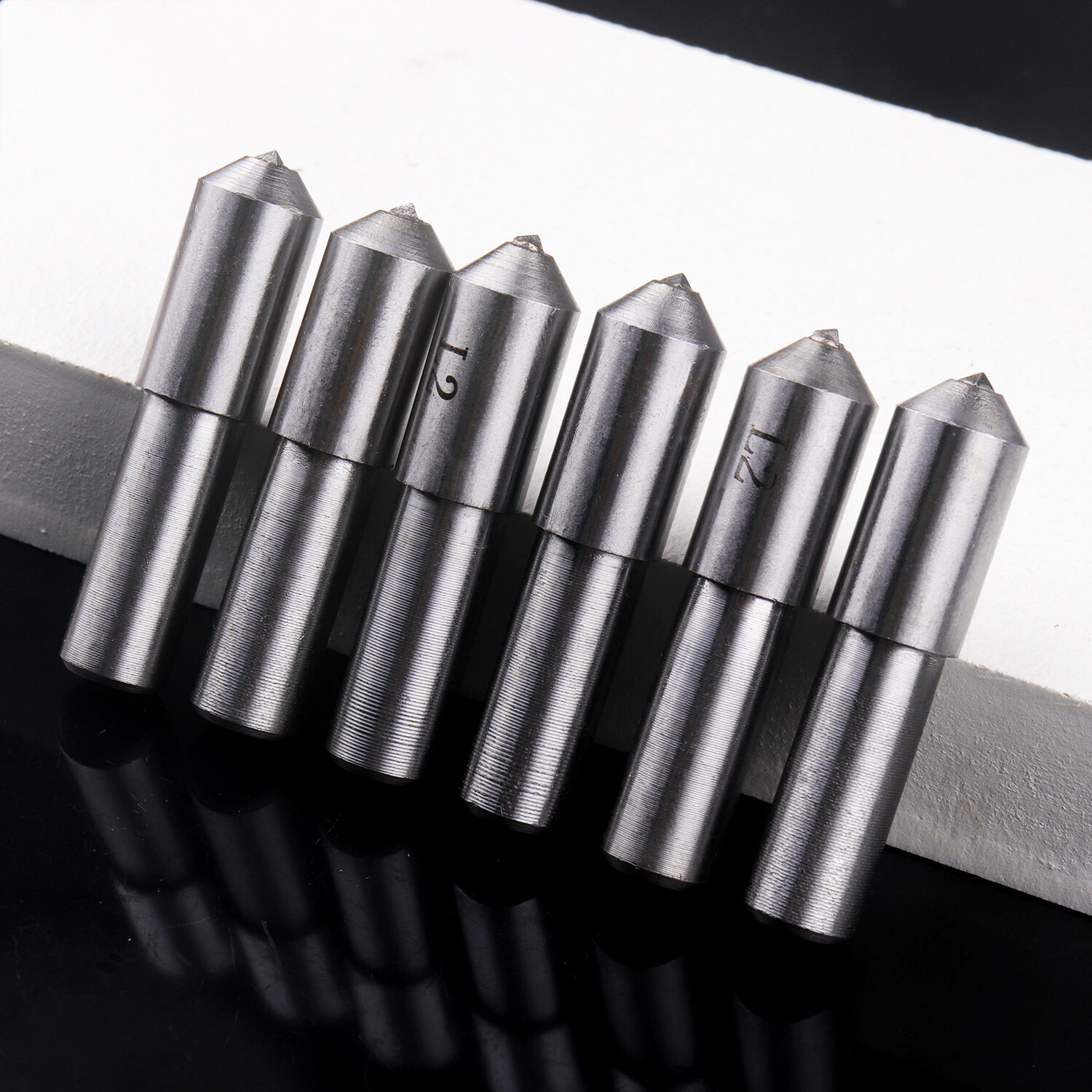 6pc Diamond Dresser Set – Single Point Grinding Wheel Dresser Tool with Tapered