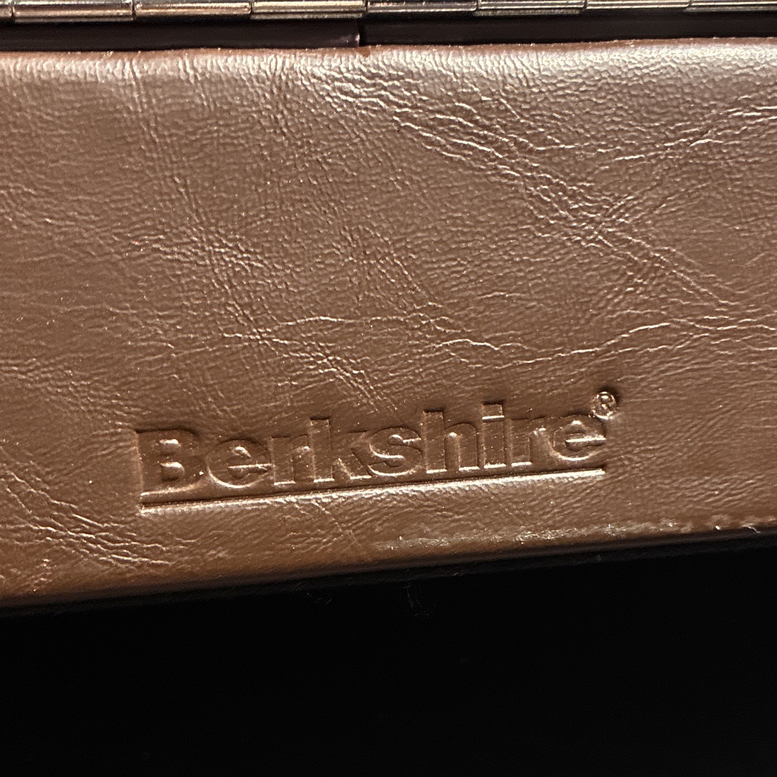 Berkshire Brown Faux Leather Watch Storage Box Case w/ Glass Lid, 5 Slot