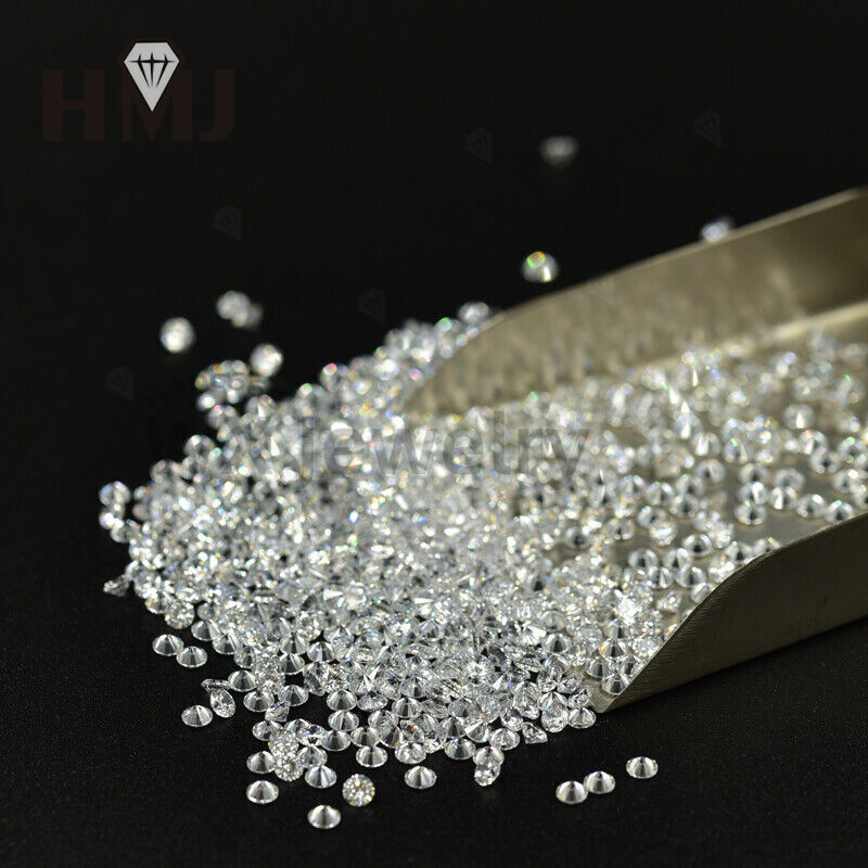 0.7 -6.5mm Round D White Loose Moissanite Stone 1ct VVS1 Excellent cut Brilliant