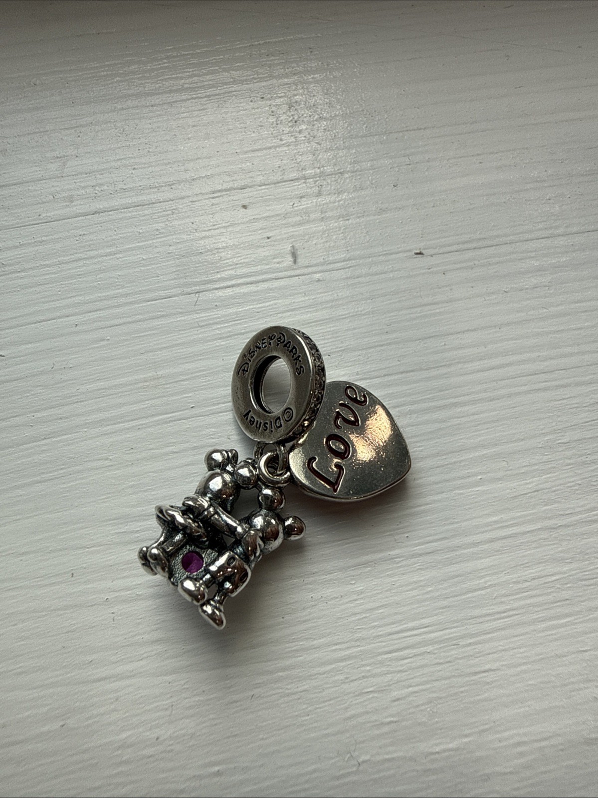 Authentic Pandora DISNEY Mickey Mouse & Minnie Mouse Love Charm #797769CZR