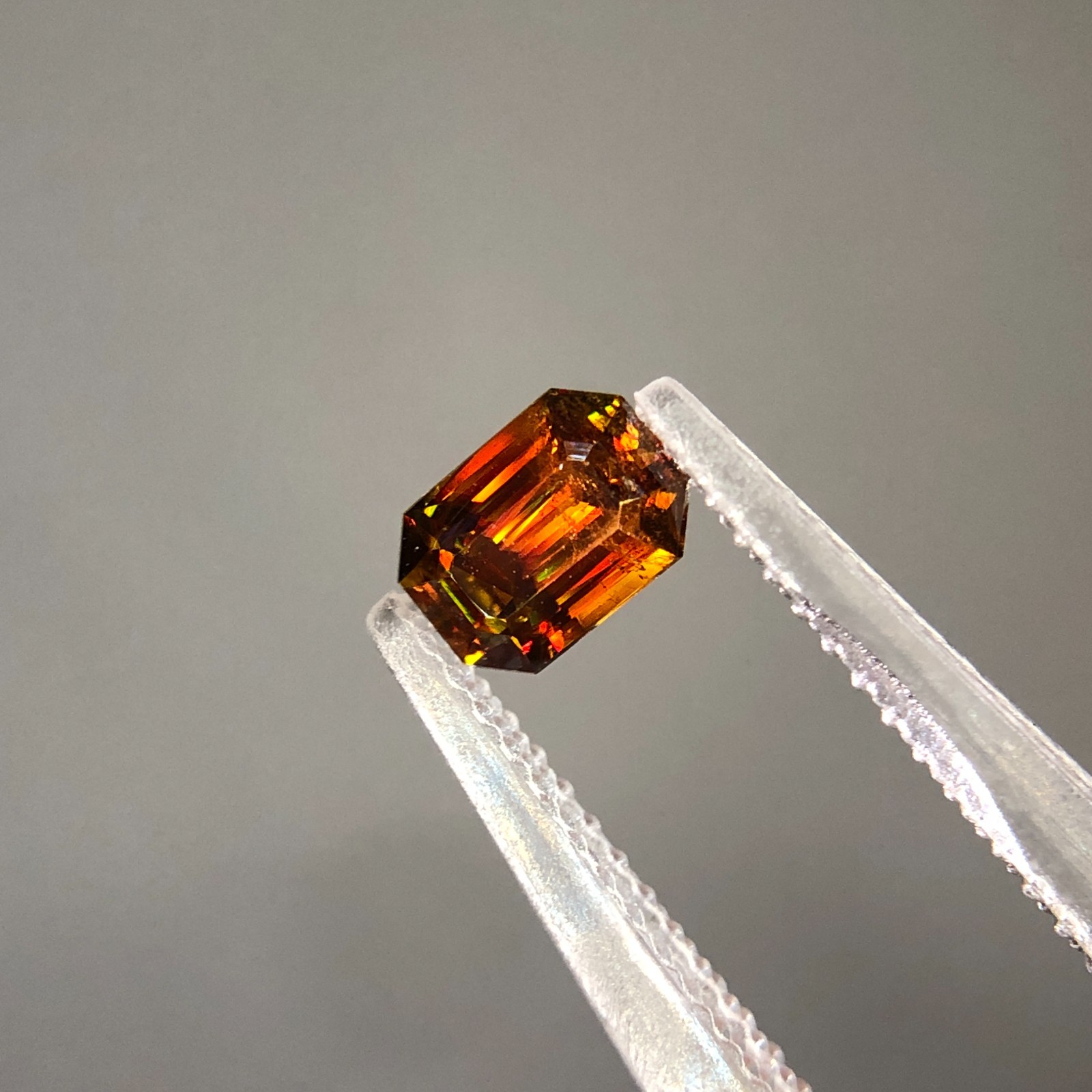 0.60 Ct Natural Full Fire Sphene Titanite Fancy Cut Gemstone For Jewellery