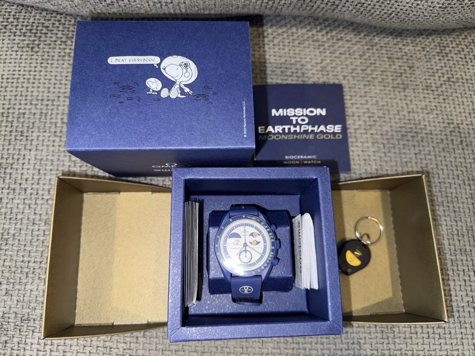 Swatch x Omega Watch MISSION TO EARTHPHASE – MOONSHINE GOLD
