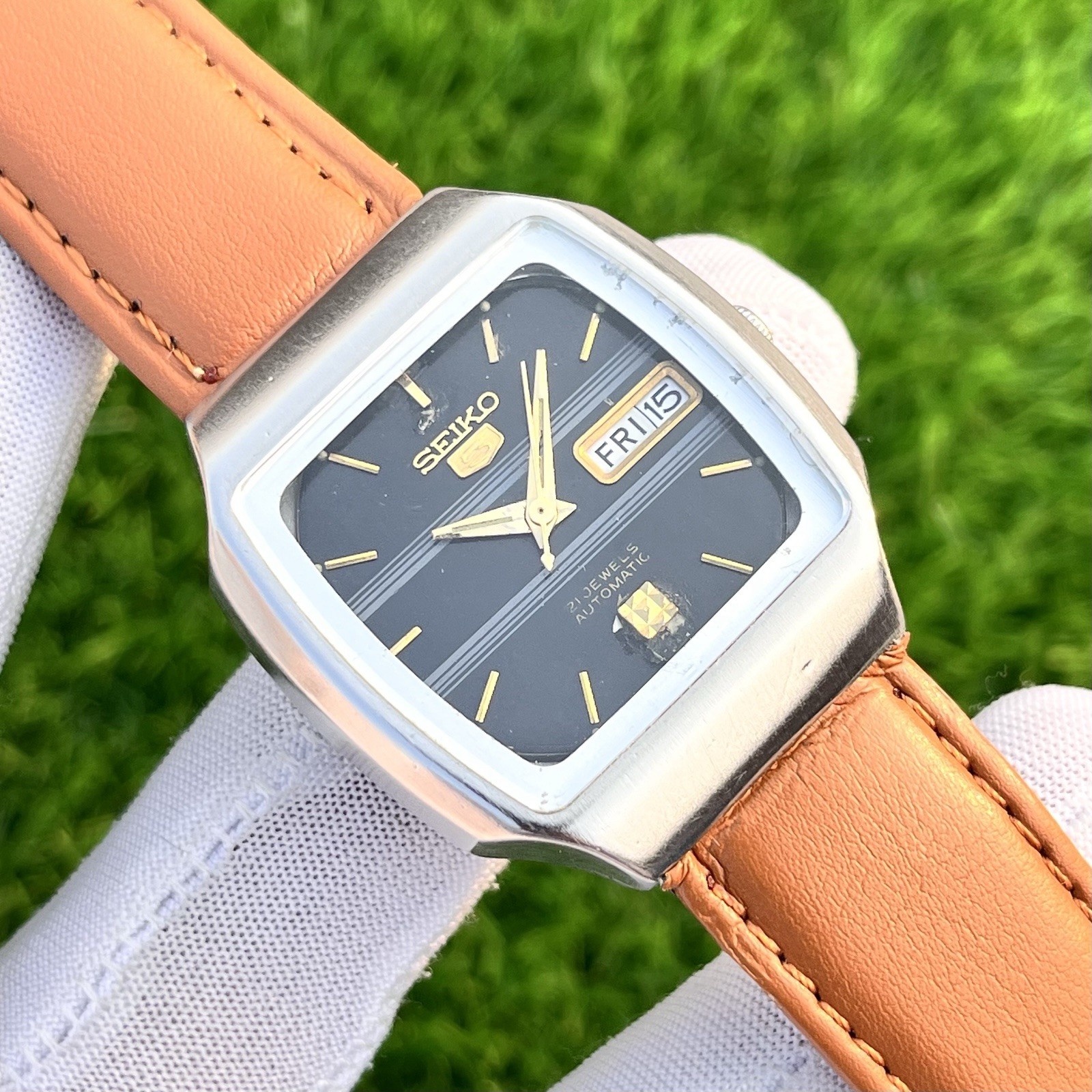 Vintage Seiko 5 Dress Formal Automatic Japan Made Men’s Watch Cal 6309