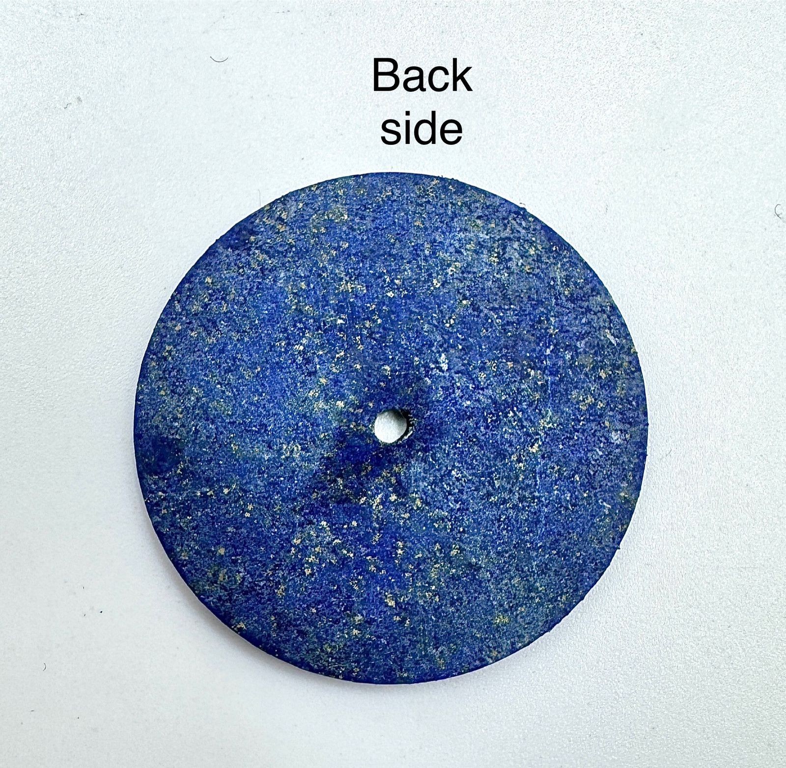 Lapis lazuli Watch Dial 33 mm Gemstone Flat Disc For Making Watch GMC-603