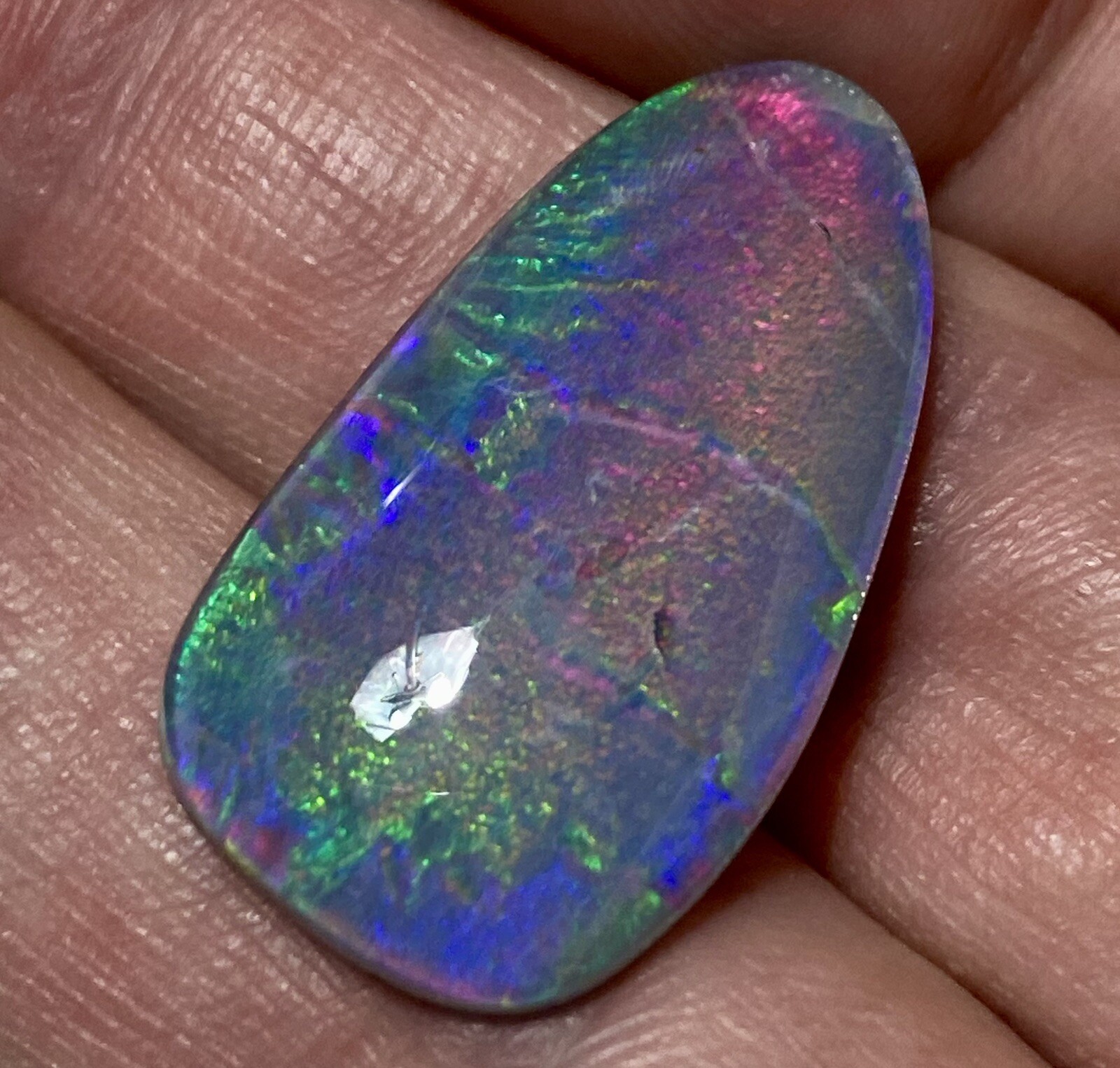 BRILLIANT GIANT 17.90cts AUSTRALIA OPAL TRIPLET RAINBOW🌈 PEACOCK HARLEQUIN FIRE