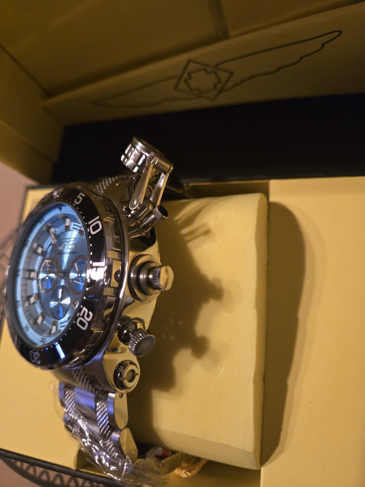 Invicta Coalition Forces Night Hawk Men’s Watch – 52mm, Steel (49091)