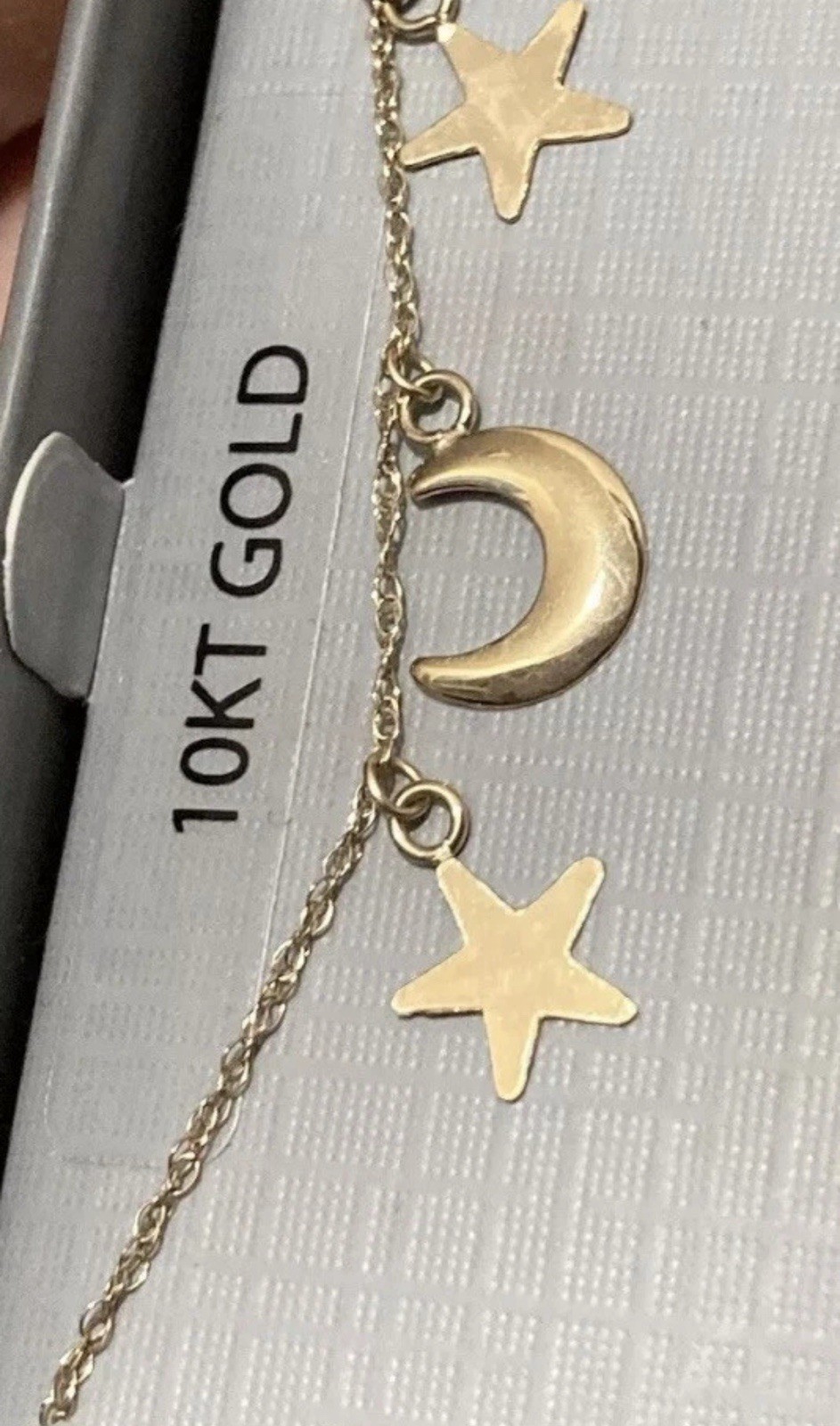 1Ok Gold Necklace 18” New