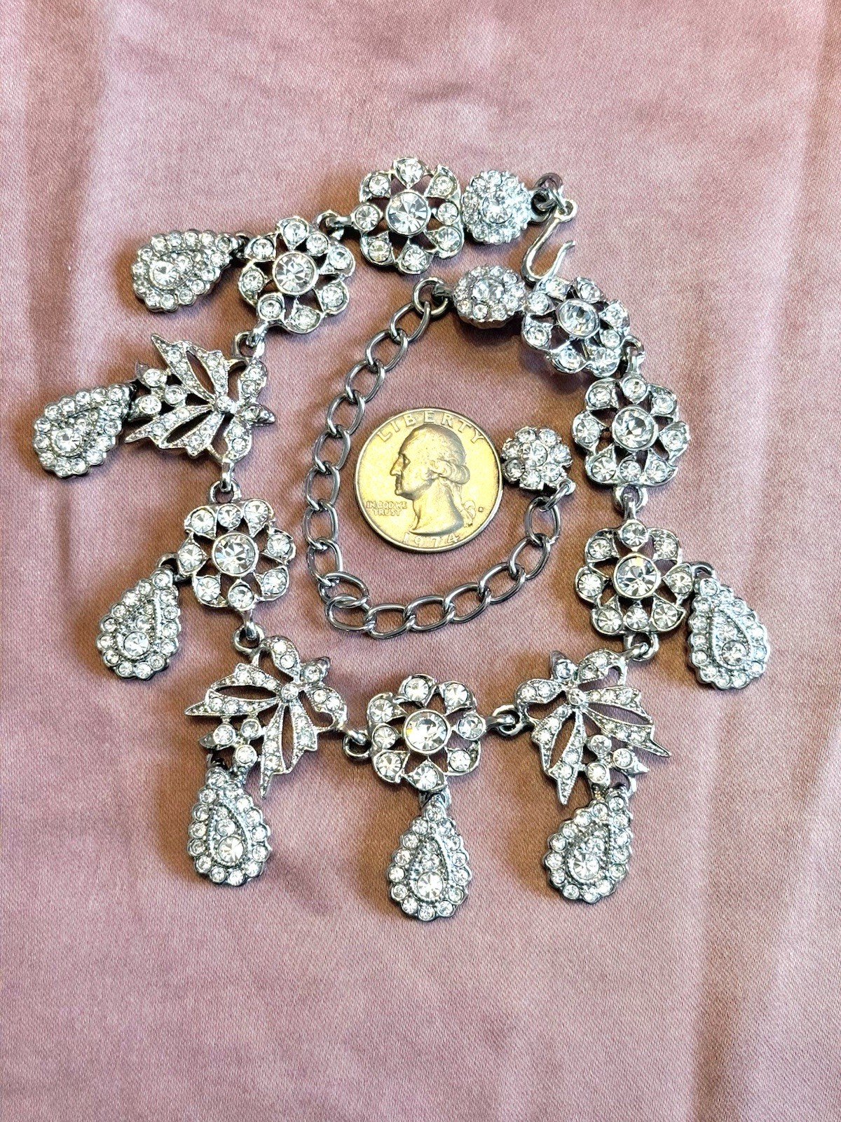 KJL Let Them Eat Cake Full Necklace Marie Antoinette Liz Taylor Kenneth Jay Lane