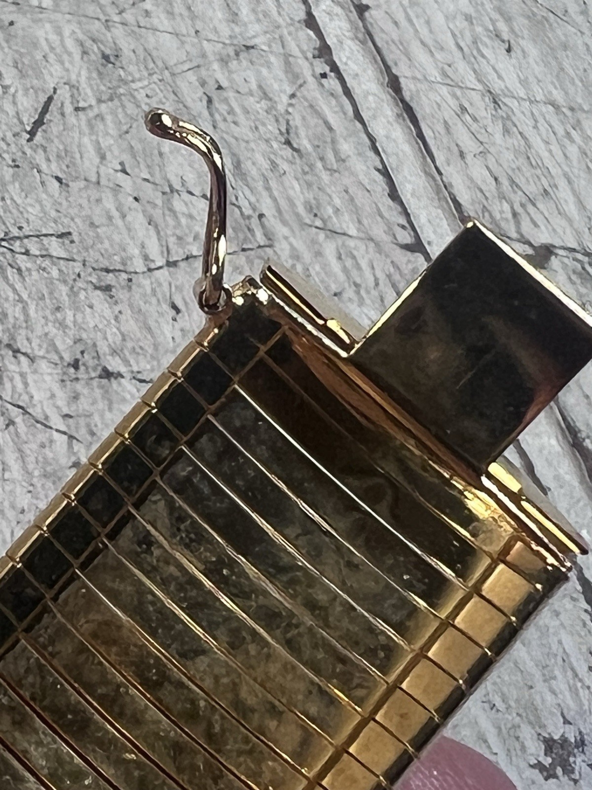 18K GP Bangle Stamped Italy With Original Box