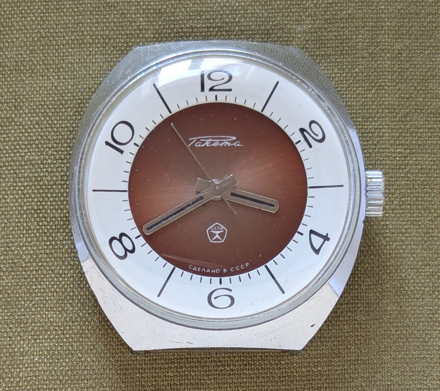soviet-era vintage Raketa by PChZ men’s watch ussr made