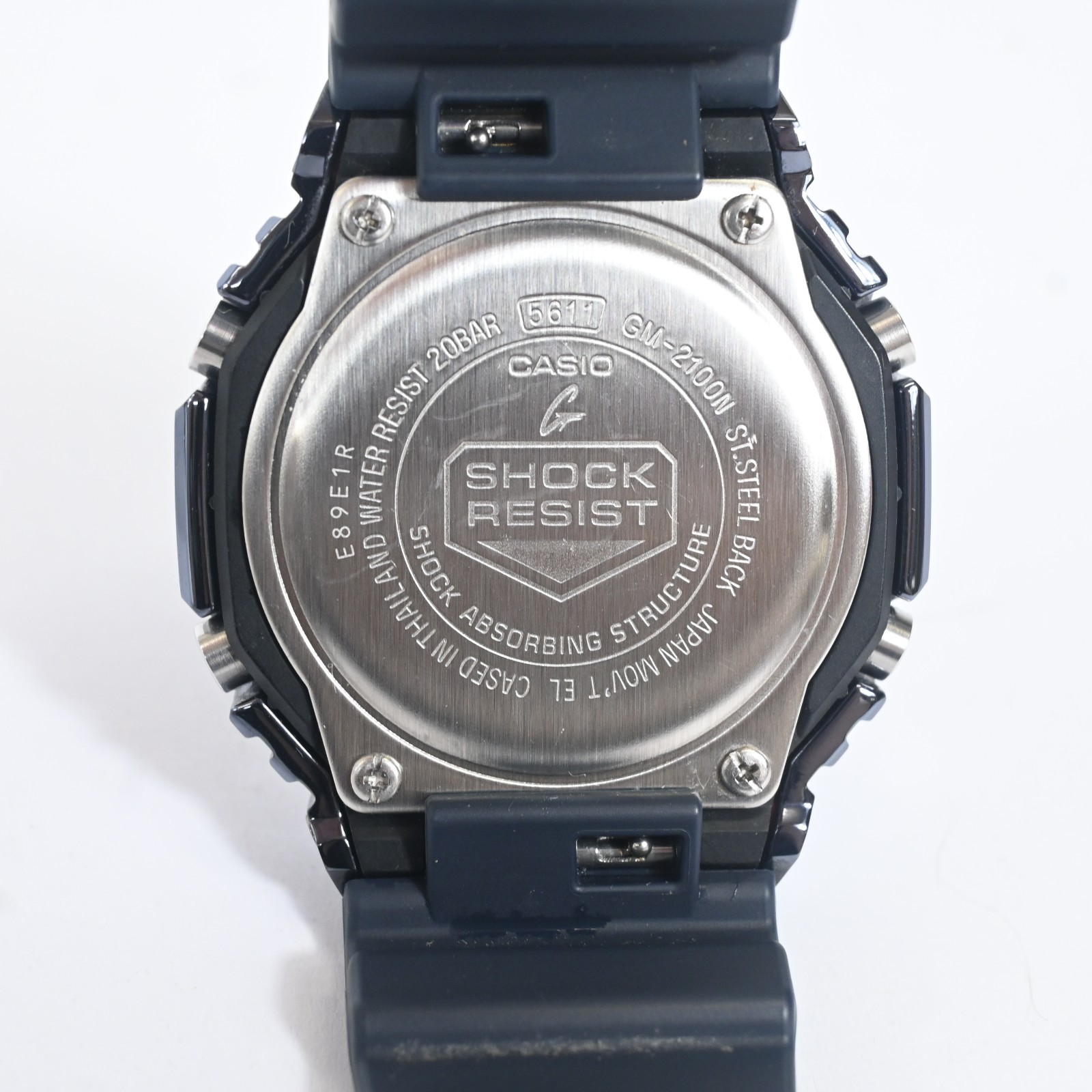 Casio G-SHOCK GM-2100N-2A Metal Covered Navy Blue Analog Digital Watch
