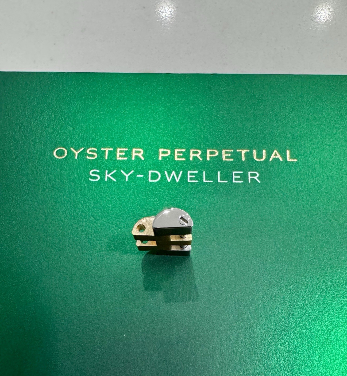 OEM Rolex Sky Dweller 326933 336933 17mm Jubilee Link 18k Yellow Gold SS *MINT