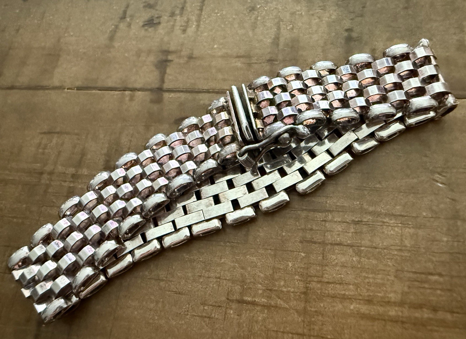 Milor Italy Sterling Silver Bracelet SZ-7” 20-Grams