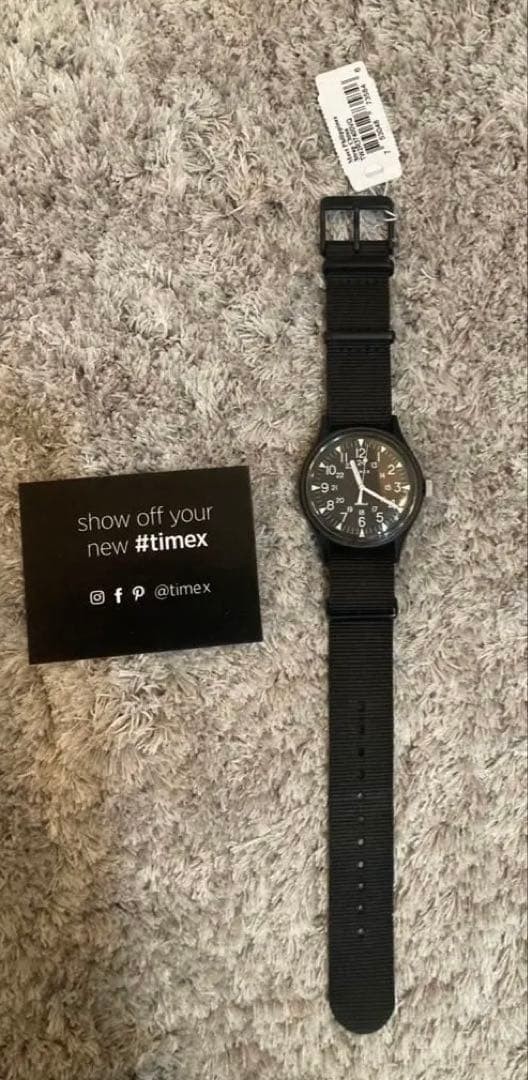 TIMEX MK1 Aluminum Black TW2R37400VQ Quartz 40mm INDIGLO Men’s Watch japan