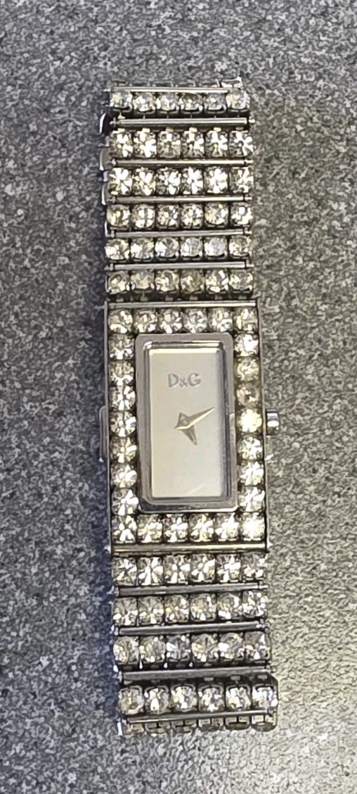 Dolce and Gabanna Ladies Watch Pearl Face Working Dress Watch Preloved