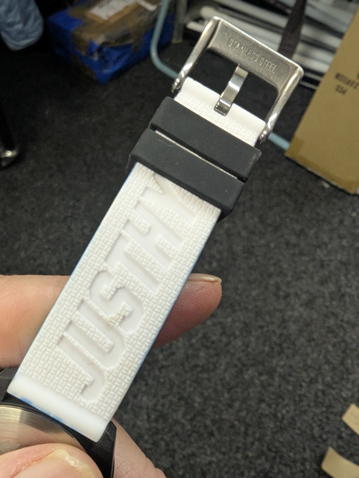 HYPE SILICONE STRAP WRIST WATCH ADULT UNISEX SPLASH PROOF GALAXY SILICONE STRAP