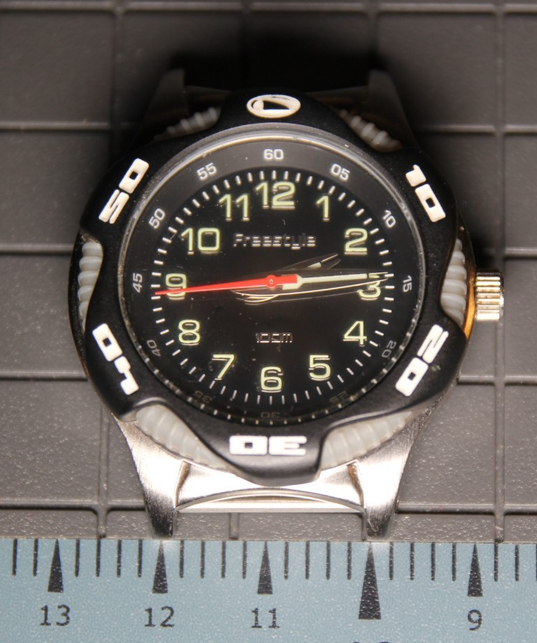 NICE Shark Freestyle 308 Diver Style 100M Metal Case Analog Watch Rotating Bezel