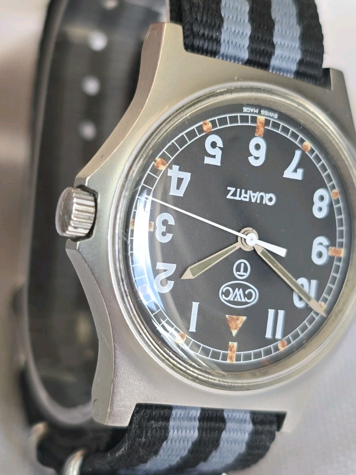 1990 Royal Navy CWC G10 Swiss Made Military Issued Quartz Wristwatch