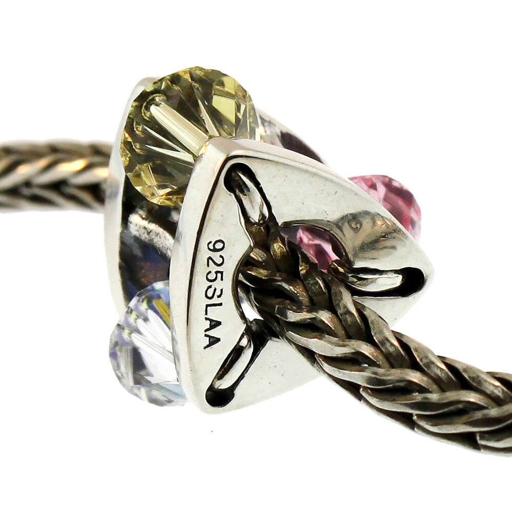 Authentic Trollbeads Silver & Glass 61712 Summer Jewel, Big :1 RETIRED