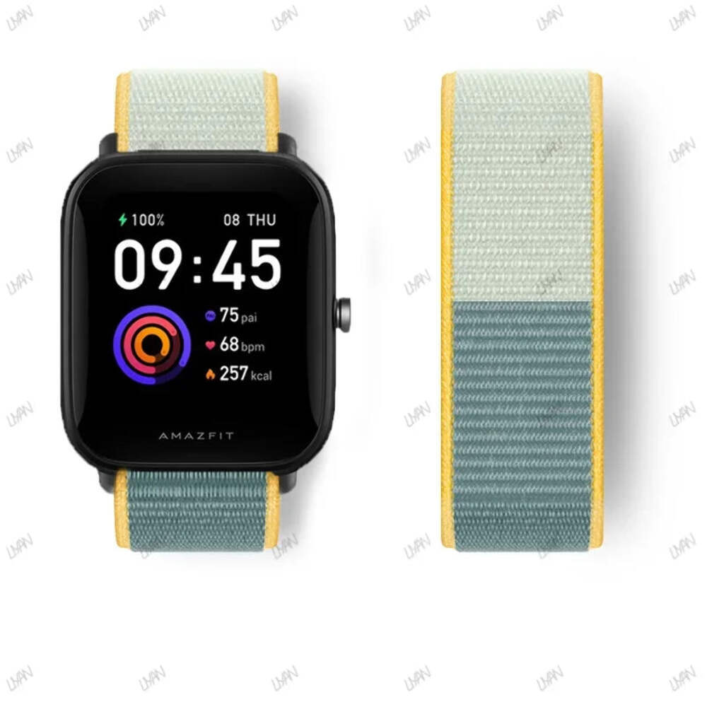 20mm/22mm watch band For Amazfit GTR/GTS 4-3-2-2e/GTR 42mm-47mm/bip-U-S-lite Nyl