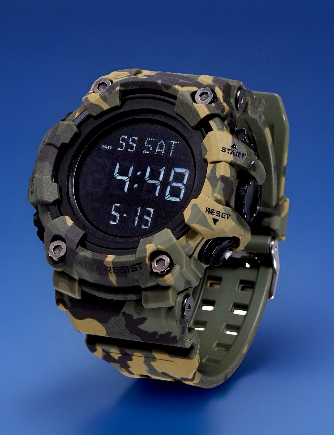 Activa Hexstrike X Invicta,56mm, New/Box/3yr Wnty, WR 50m, Camouflage, Green